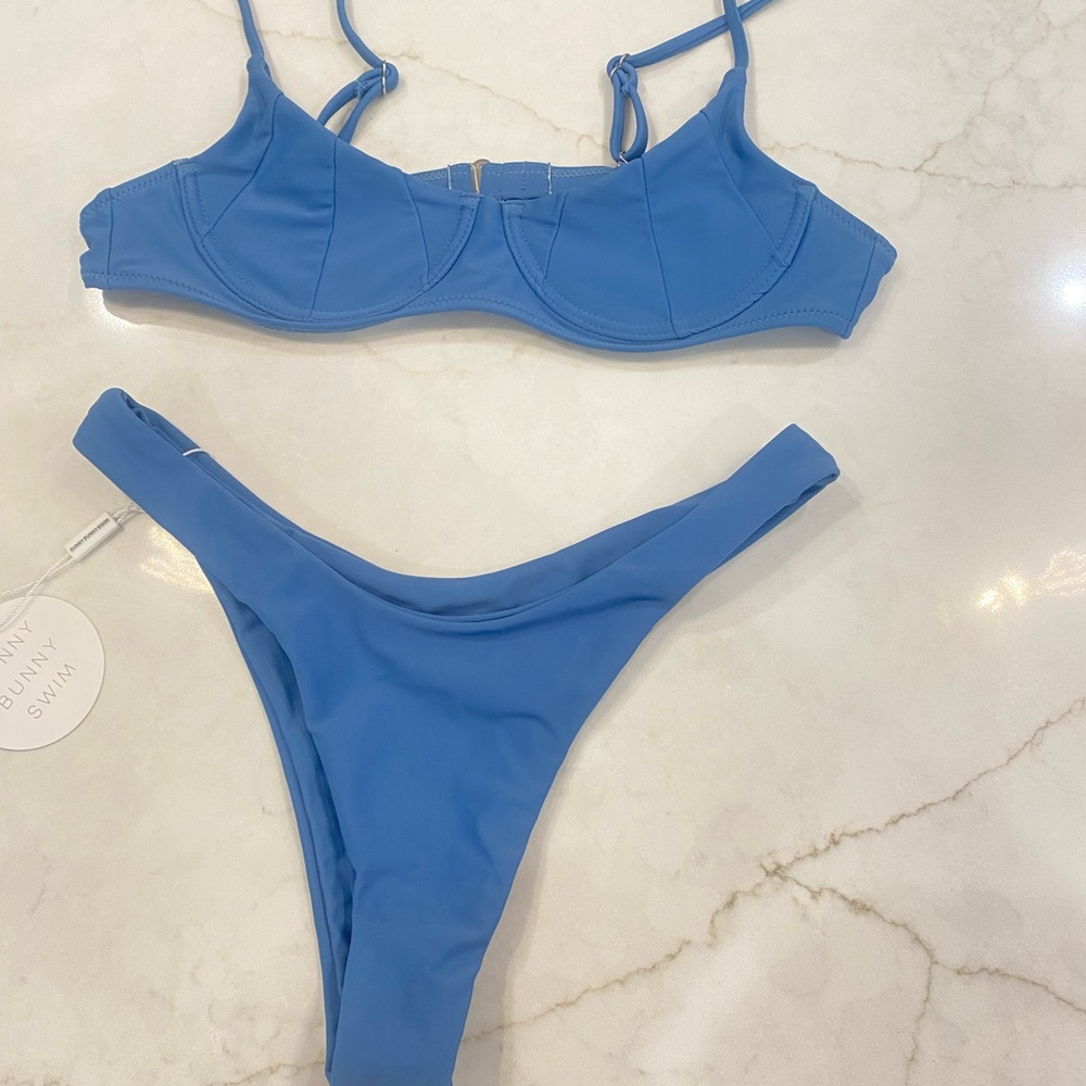 Vibrant Blue Underwire Bikini Set
